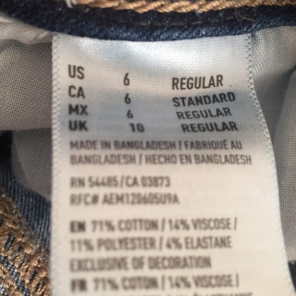 American eagle jeans size 6 kick boot - Picture 3 of 4